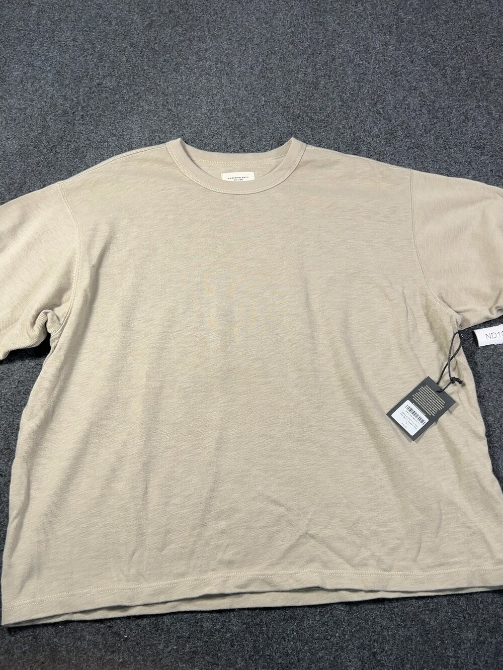 Buck Mason Abbey Stone Field-Spec 90s Boxy Heavy Tee Mens XL NWT Msrp55 [ND10]
